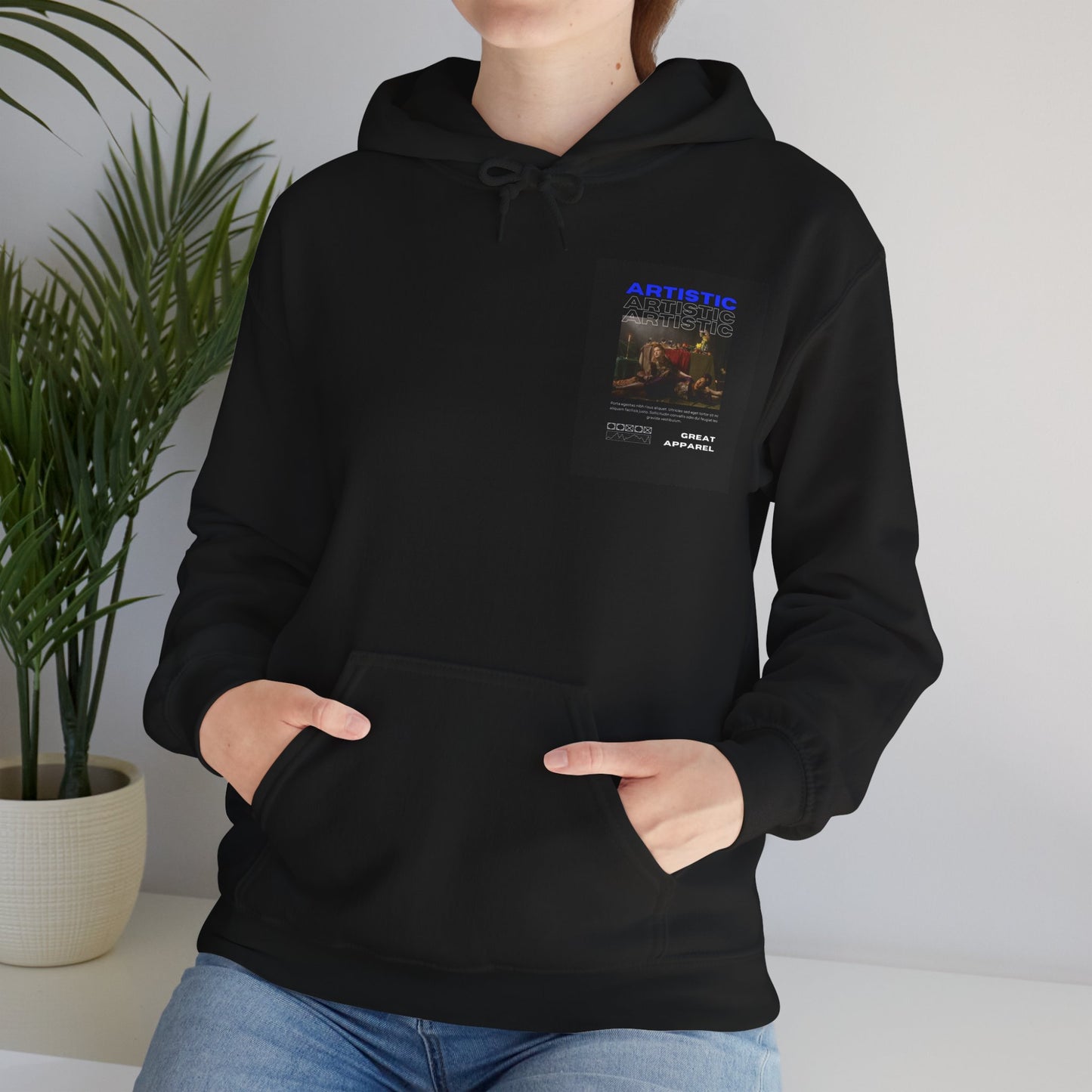 Artistic Hoodie - Unisex Heavy Blend™ Hooded Sweatshirt