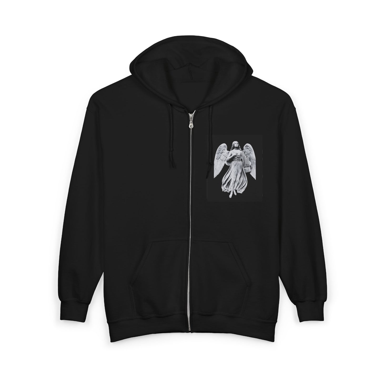 Rock Band Hoodie — Vintage Concert Graphic Zip-Up