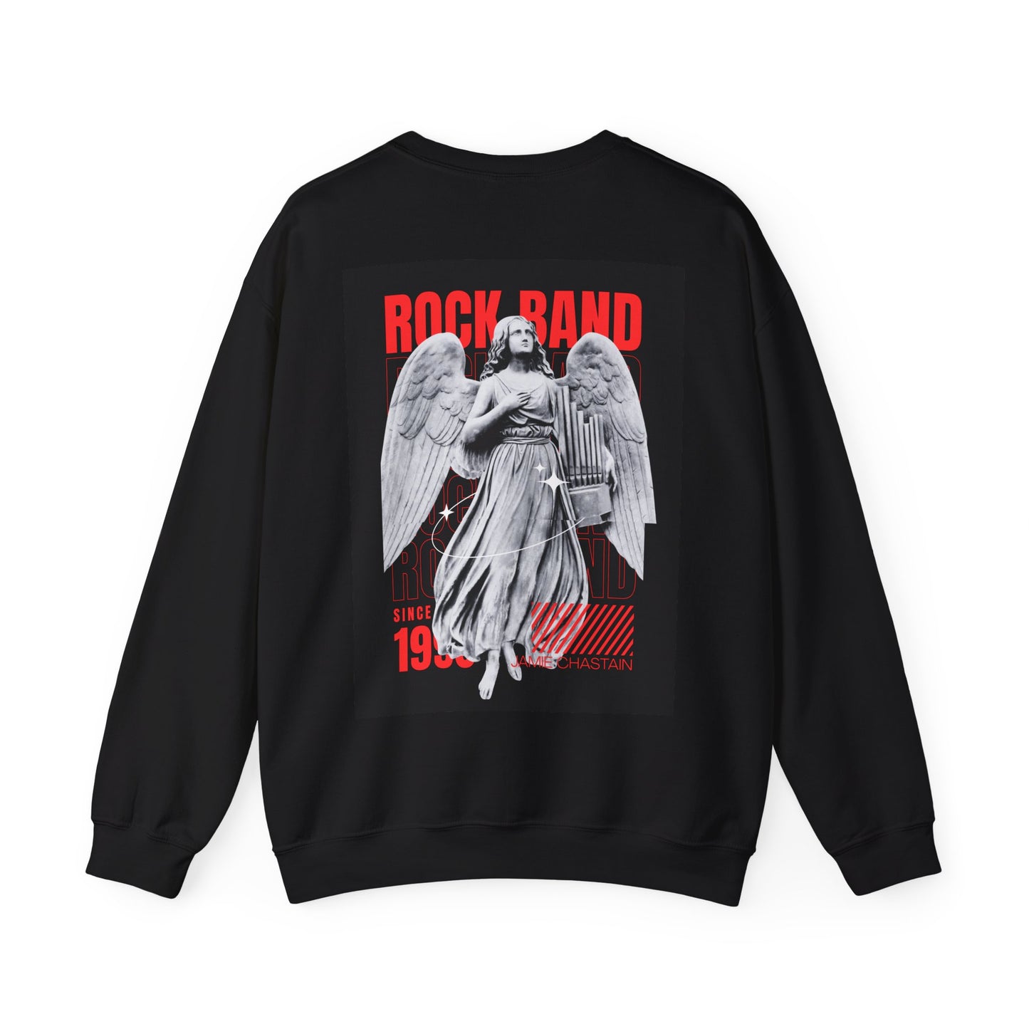 Rock Band Sweatshirt – Vintage Concert Graphic Crewneck