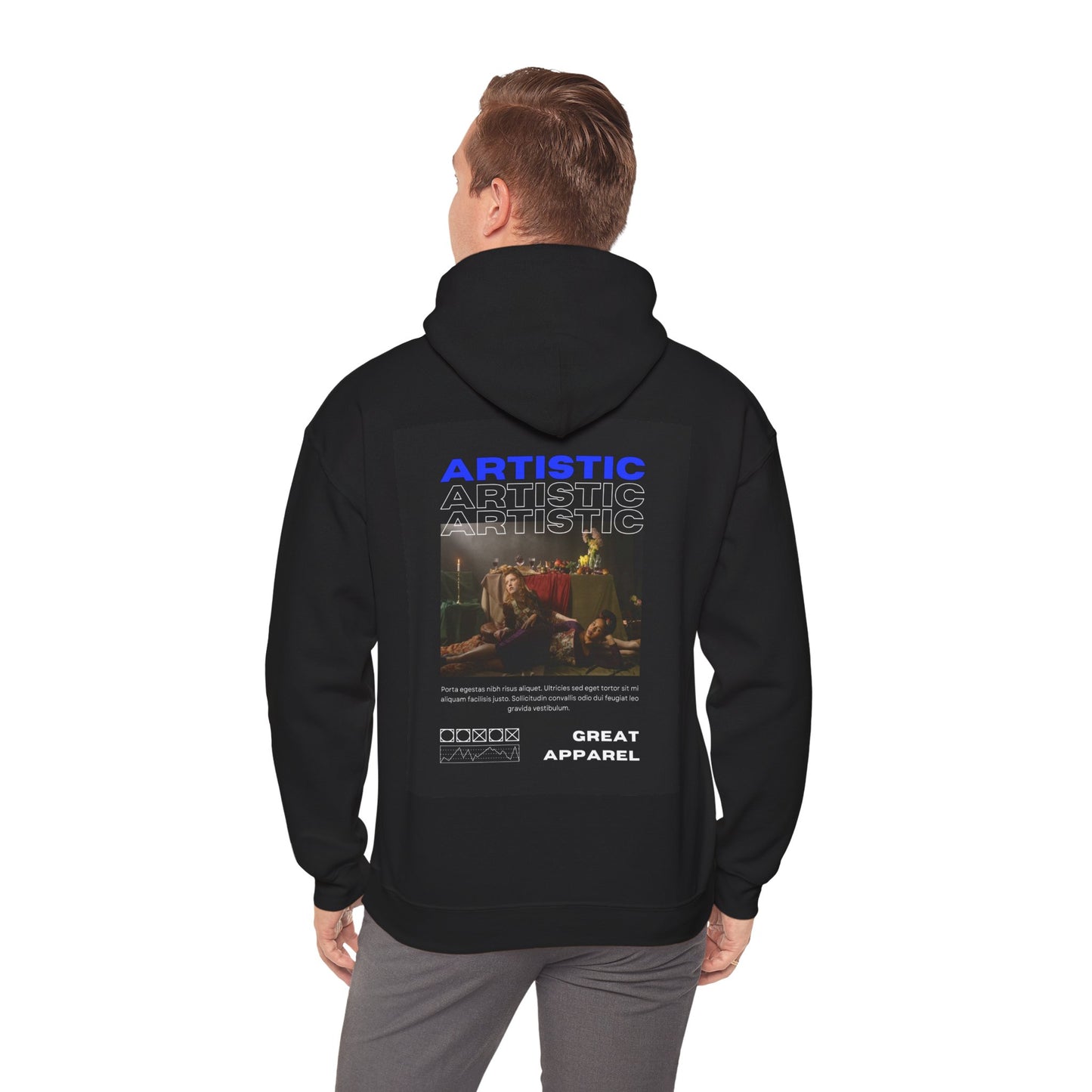 Artistic Hoodie - Unisex Heavy Blend™ Hooded Sweatshirt
