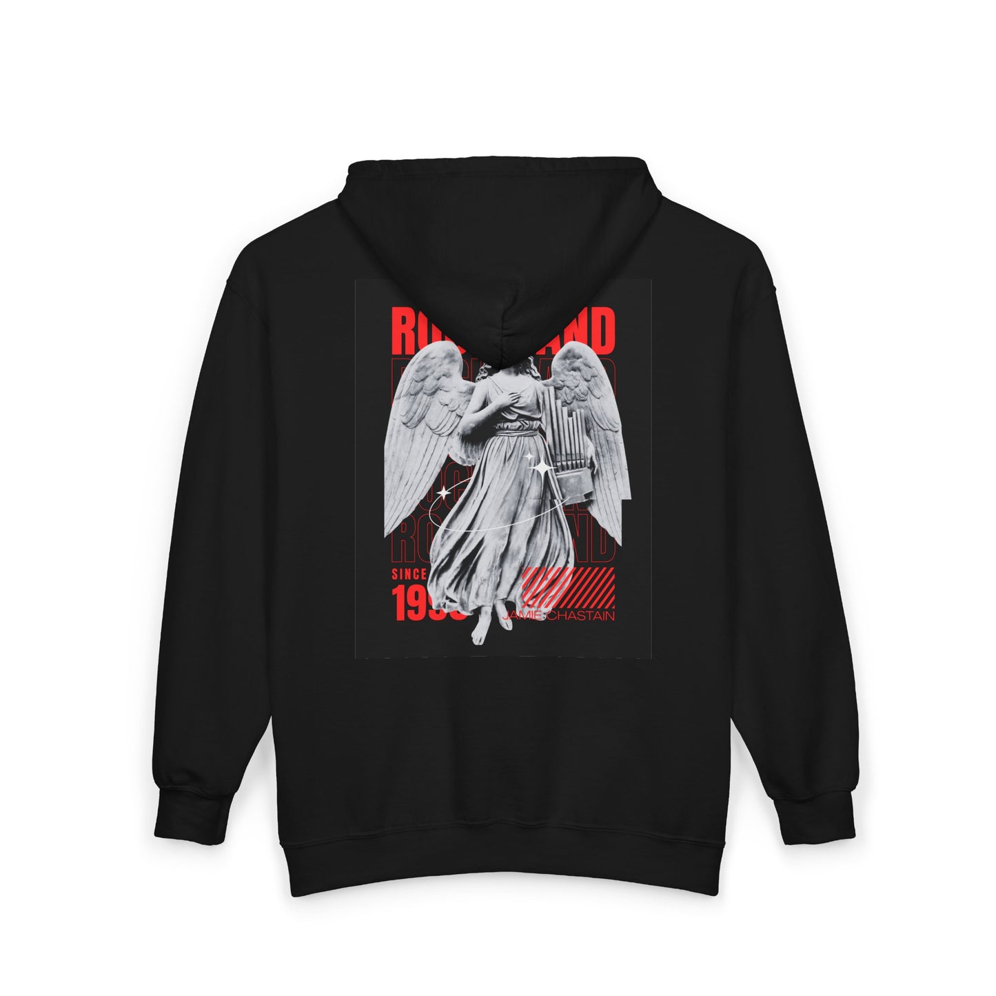 Rock Band Hoodie — Vintage Concert Graphic Zip-Up
