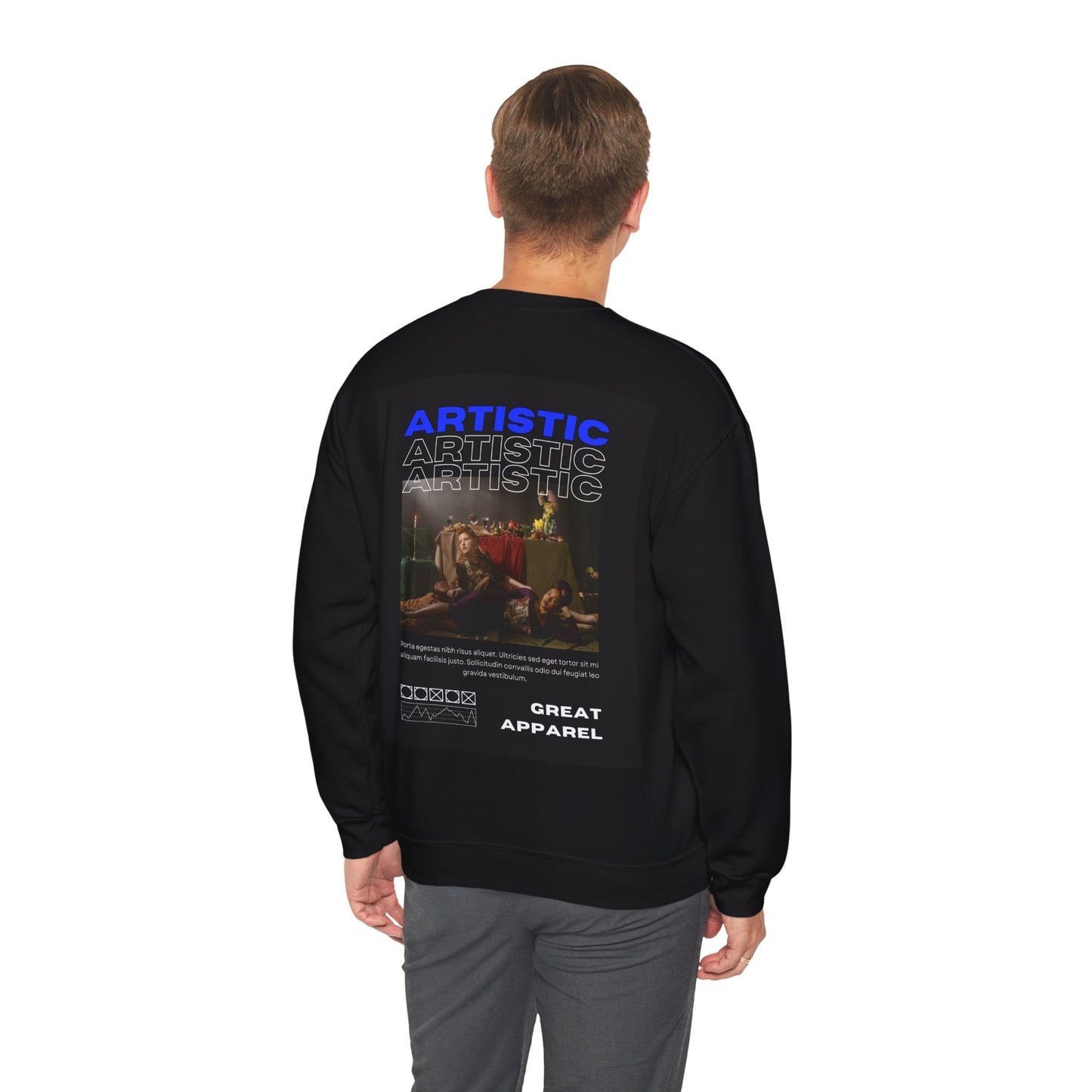 Artistic Crewneck Sweatshirt